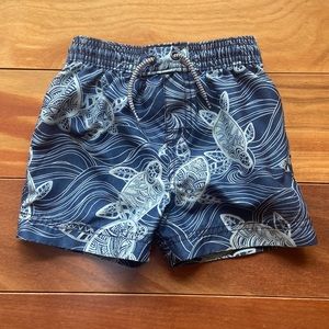 Tea Collection Sea Turtle Swim Trunks 12-18m